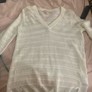 White Michael kors sweater